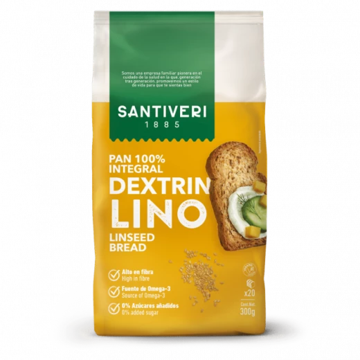خبز سانتيفيري بان ديكسترينادو بالكتان – 300 غرام