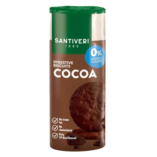 Santiveri Biscuits Digestive Light With Cocoa – 200g Santiveri Biscuits Digestive Light With Cocoa – 200g