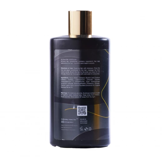 B.Olivia Hair Conditioner,400 ml Hydrating & Nourishing Formula for All Hair Types, Reduces Frizz, Strengthens & Adds Shine, Safe for Sensitive Scalps & Protein-Treated Hair - B.olivia - Image 3