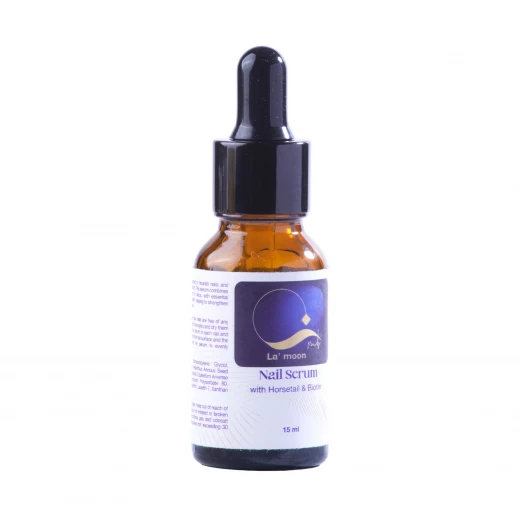 La moon Nail Serum 30ml strengthens nails promotes growth and improves elasticity with Silica Biotin and Horsetail Extract - La'moon - Image 3