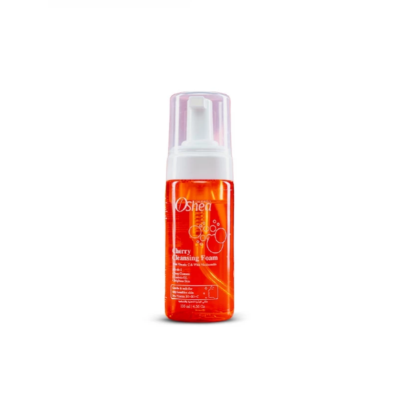Oshea Cherry Foaming Facial Wash 135ml Deep Cleanse & Natural Glow For All Skin Types - Oshea