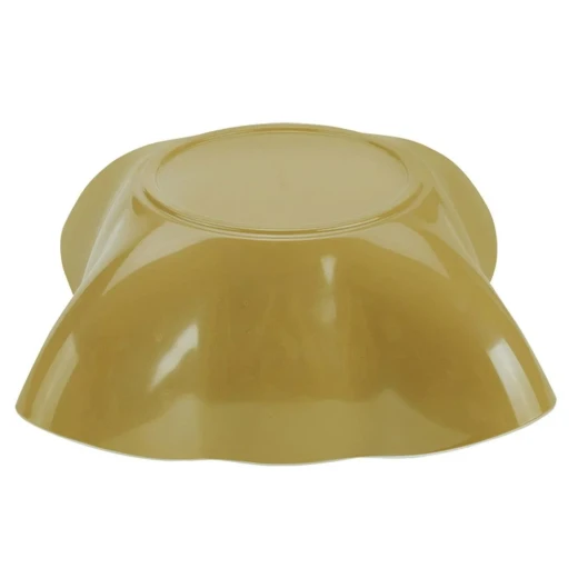 ATAD 21.2cm Beige Melamine Date Bowl (Tamriya) with Hidden Pit Catcher – Double-Layer Serving Bowl with Lower Waste Compartment (21.2 x 21.2 x 9 cm)  - Atad - Image 3