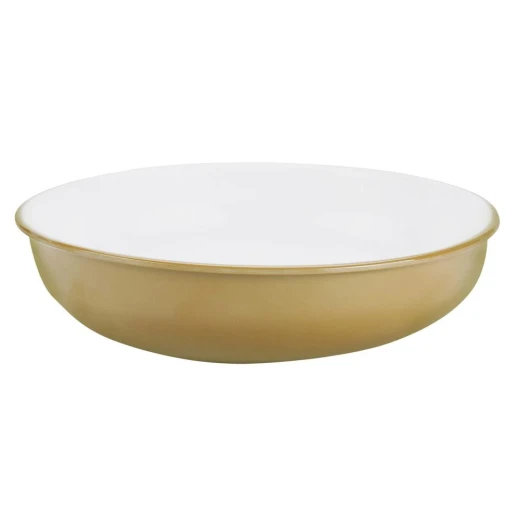 ATAD 21.2cm Beige Melamine Date Bowl (Tamriya) with Hidden Pit Catcher – Double-Layer Serving Bowl with Lower Waste Compartment (21.2 x 21.2 x 9 cm)  - Atad - Image 6