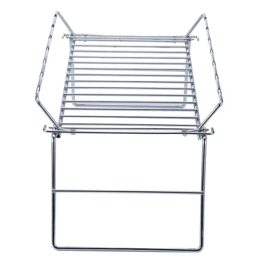 مركاب نار قابل للطي وكبير الحجم من المعدن المطلي مقاس 41 × 20 × 15.5 سم – حامل متين وموفر للمساحة للقدور الكبيرة والعزائم فوق الحطب والفحم من عتاد - عتاد - Image 2