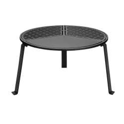 Atad Multi-Purpose BBQ Fire Rack 43×25 cm – Black – Fast Even Heating, Durable & Stable Outdoor Cooking Rack