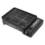 YANCHUAN Portable Outdoor Gas Grill with 6 Skewers, Tongs & Brush – Camping & Picnic - Yanchuan