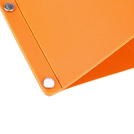 ATAD Portable Foldable Plastic Ground Stool & Camp Seat (Supports up to 100 kg, Orange) – Compact & Lightweight Outdoor Seating for Camping & Beaches - Atad - Image 5