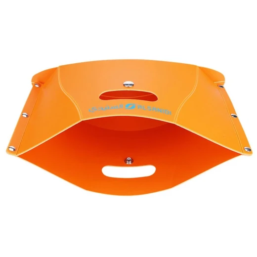 ATAD Portable Foldable Plastic Ground Stool & Camp Seat (Supports up to 100 kg, Orange) – Compact & Lightweight Outdoor Seating for Camping & Beaches - Atad - Image 6