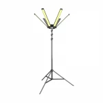 TOBY'S VIP 08 Pro 120W Camping Light with Tripod & Remote – 360° High-Power LED Lighting for Outdoor Events - Tobys