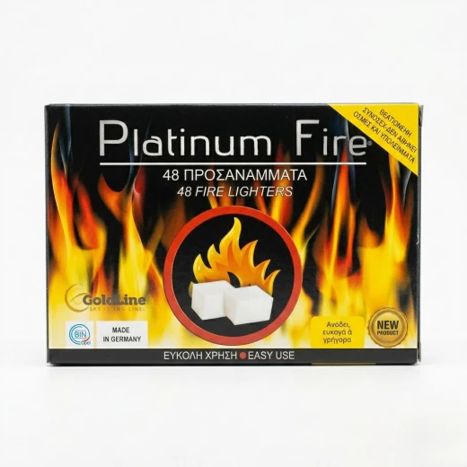 Atad Platinum Fire Lighters – 48 Pieces – Fast & Safe Fire Ignition Atad Platinum Fire Lighters – 48 Pieces – Fast & Safe Fire Ignition