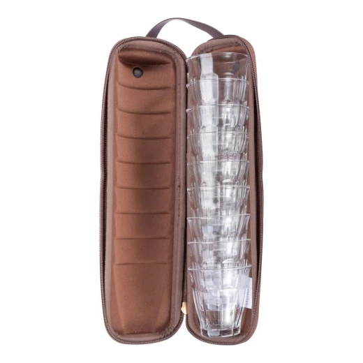 Atad Shockproof Tea Glass Set 9 Pieces, Bag Size 30×7.2×7.2 cm - Atad - Image 4