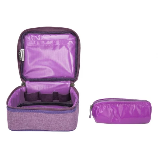 Travel Glass & Cup Case (6 Cups), Lavender – Water-Resistant, Organized & Lightweight for Outdoor Use - Atad - Image 3
