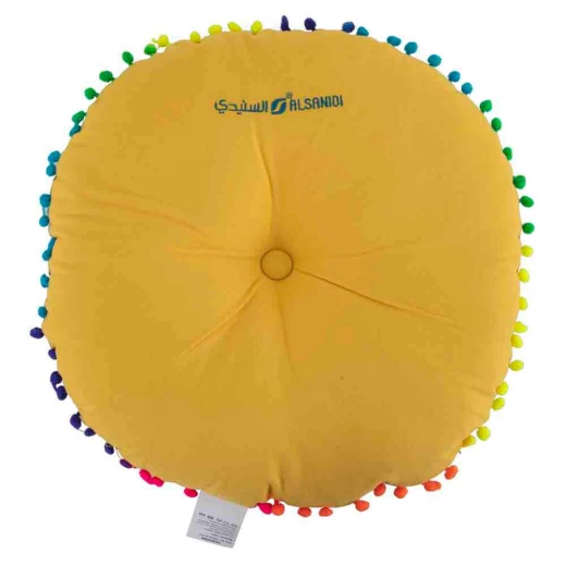 Canvas Floor Cushion 45×45×12 cm – Lightweight, Comfortable & Traditionally Styled - Atad - Image 2