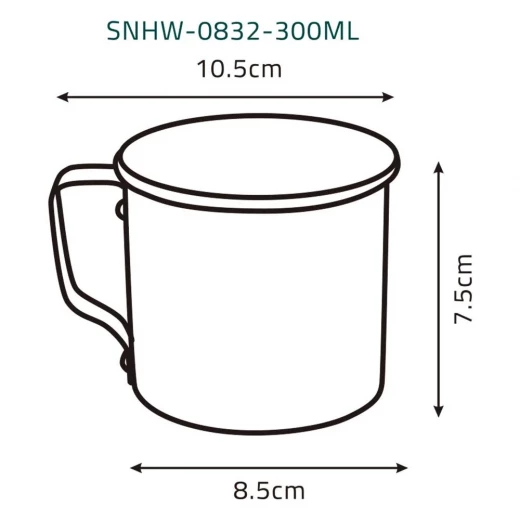 Atad Aluminum Liquid Cup 300ml – Practical, Lightweight, Ideal for Outdoor Use - Atad - Image 6