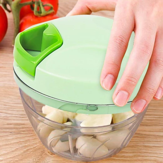 Atad Manual Vegetable & Fruit Cutter with Bowl 12.5×9.3 cm – Perfect for Camping & Outdoor Use - Atad - Image 4