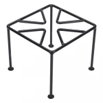 مركاب نار مربع 25×25 سم – يتحمّل حرارة عالية، ثابت ومستقر، سهل الحمل والتخزين من عتاد - عتاد