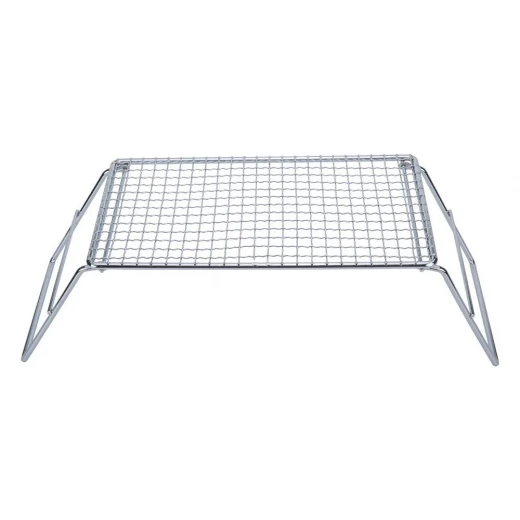 مركاب نار قابل للطي 14×18×32 سم – سهل النقل والتخزين، متين ومقاوم للصدأ، يوفر استقرار أثناء الاستخدام من عتاد - عتاد - Image 3