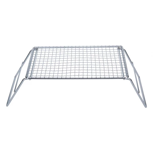 مركاب نار قابل للطي 15.5×20×37 سم – سهل النقل والتخزين، متين ومقاوم للصدأ، يوفر استقرار عالي أثناء الاستخدام من عتاد - عتاد - Image 3