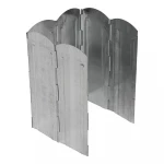 Wind Shield 6-Panels – 30cm Heavy-Duty Fire Screen – Stable Flame & Spark Protection - Atad