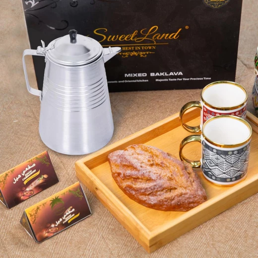 Atad Arabic Coffee Pot 4.2L – Lightweight Aluminum, Traditional Design for Outdoor Use - Atad - Image 5