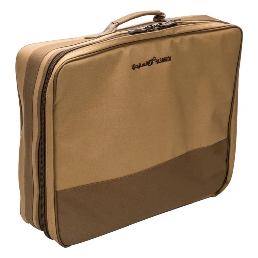 Al-Summan Tea & Coffee Bag 31L – Khaki - Size: 51×42×14.5 cm – Outdoor Travel Organizer Al-Summan Tea & Coffee Bag 31L – Khaki - Size: 51×42×14.5 cm – Outdoor Travel Organizer