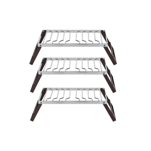 مركاب نار البر قابل للطي 30×50 سم – متين ويتحمل الحرارة، تصميم عملي وسهل التخزين من عتاد - عتاد - Image 2