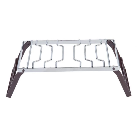 مركاب نار البر قابل للطي 25×35 سم – سهل النقل ومقاوم للصدأ وآمن للاستخدام الخارجي من عتاد - عتاد - Image 4