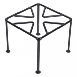 مركاب نار مربع 30×30 سم – متين وثابت وآمن للاستخدام الخارجي، سهل الحمل والتخزين من عتاد - عتاد