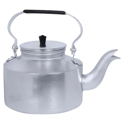 Atad 4.7L Indian Aluminum Teapot with Built-in Strainer – Rust-Resistant & Heat-Tolerant – Silver - Atad - Image 4