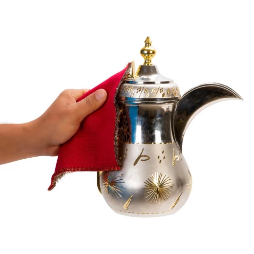 مساكة قطن تراثي كوفي 17 سم – يحمي اليدين من الحرارة، تصميم تراثي أنيق، حماية للأسطح - عتاد - Image 2