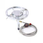 Atad Portable Outdoor Gas Stove with Legs – Powerful Ignition, 3.6KW High Heat, Gas-Saving Design - Atad