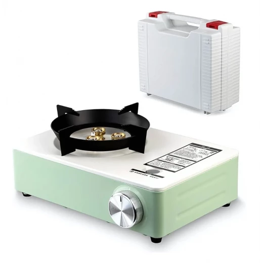 Atad Portable Camp Stove, Light Green – Compact, Lightweight, Windproof Outdoor Gas Burner Atad Portable Camp Stove, Light Green – Compact, Lightweight, Windproof Outdoor Gas Burner