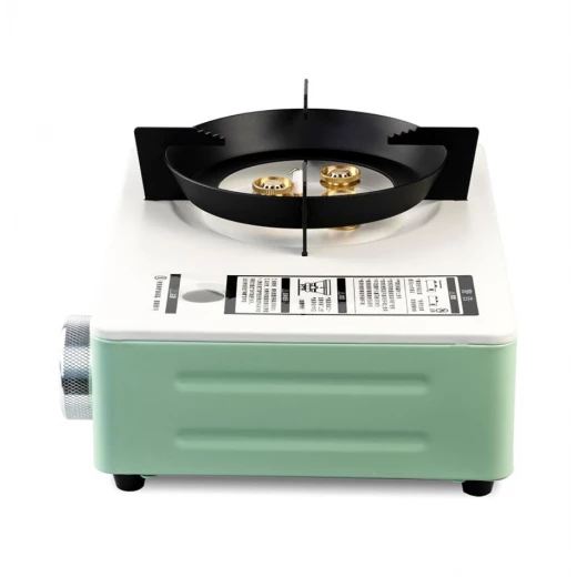 Atad Portable Camp Stove, Light Green – Compact, Lightweight, Windproof Outdoor Gas Burner - Atad - Image 4