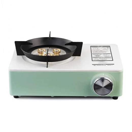 Atad Portable Camp Stove, Light Green – Compact, Lightweight, Windproof Outdoor Gas Burner - Atad - Image 5