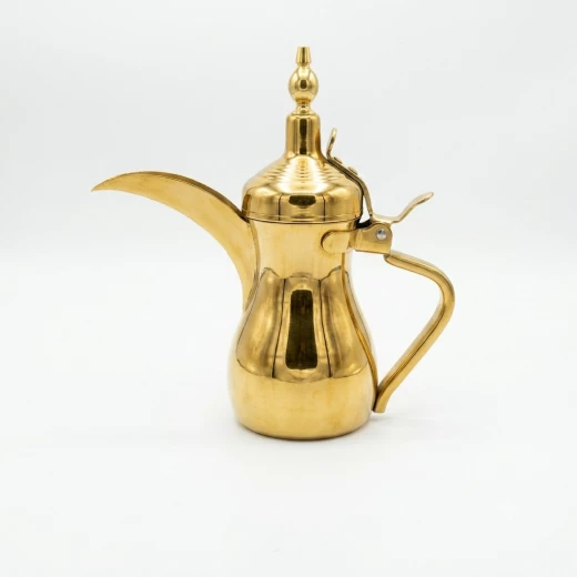 ATAD Golden Arabic Coffee Pourer – Premium Metallic Dallah for Serving Traditional Arabic Coffee (Medium Size) ATAD Golden Arabic Coffee Pourer – Premium Metallic Dallah for Serving Traditional Arabic Coffee (Medium Size)