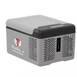 TOBY'S 9 Liter Portable Mini Car Freezer & Refrigerator – 10 Quart 12V/24V DC Fast Cooling Electric Cooler for Outdoor Camping, RV & Trucks - Tobys