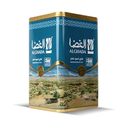 شاي الغضا الذهبي 250 غرام علبة معدنية – نكهة سيلانية فاخرة مثالية للبر والرحلات من شاي الغضا