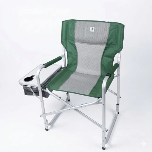 Atad Premium Executive Aluminum Folding Chair with Side Table & Storage Organizer - Lightweight, Durable & Supports 135+ kg Atad Premium Executive Aluminum Folding Chair with Side Table & Storage Organizer - Lightweight, Durable & Supports 135+ kg