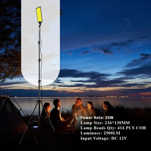 Toby’s BVT-01 Multifunction Outdoor Camping Light 2500LM with 2.6M Tripod & Remote Control - Tobys - Image 7