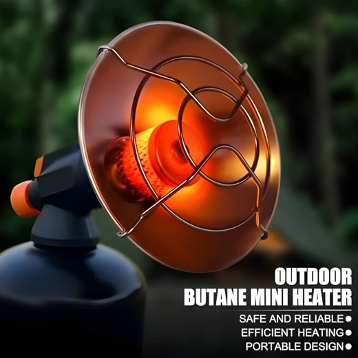 Atad Portable Outdoor Camping Butane Heater – Mini Tent Heater for Camping, Picnic, Garage & Outdoor Use - Atad - Image 3