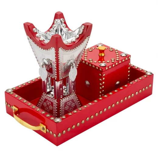 Atad Incense Burner & Bakhoor Box Set with Wooden Tray – Elegant Traditional Design - Atad - Image 7
