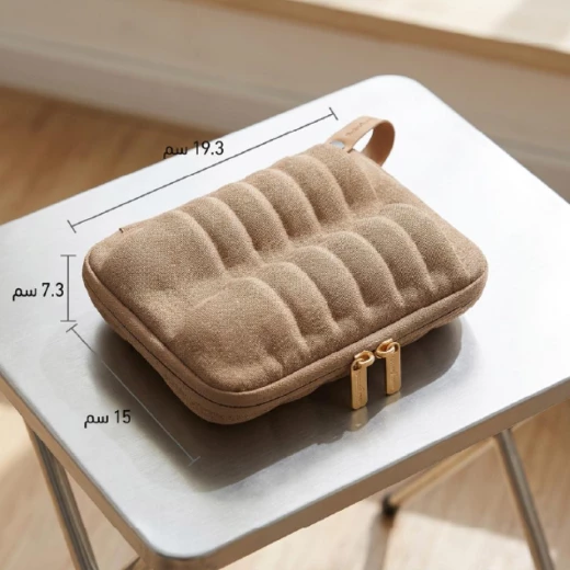 طقم فناجيل قهوة بالنقش العسيري 12 فنجان 15×19.3×7.3 سم – حماية قوية وتنقل سهل بتصميم عملي وأنيق من عتاد - عتاد - Image 4
