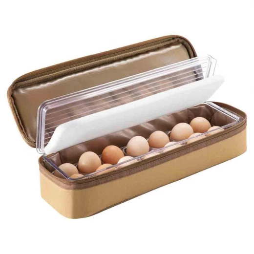 Atad Egg Storage Case with Carry Bag 39.5×9.5×13 cm – Shock Protection, Portable & Durable for Travel and Camping Atad Egg Storage Case with Carry Bag 39.5×9.5×13 cm – Shock Protection, Portable & Durable for Travel and Camping