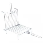 Atad Stainless Steel BBQ Grill Mesh 30×30 cm – Durable Single-Grid Design for Meat, Chicken & Vegetables - Atad