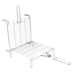 Atad Stainless Steel BBQ Grill Mesh 30×30 cm – Durable Single-Grid Design for Meat, Chicken & Vegetables