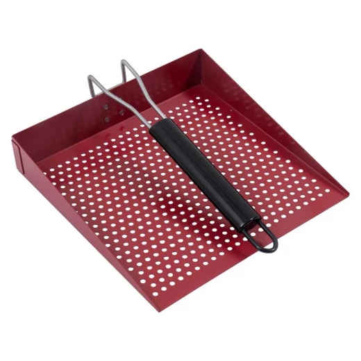 Atad Grill Tray 25.5×25.5×8 cm – Black – Non-Stick, Easy to Clean, Space-Saving & Heat Protection BBQ Tray - Atad - Image 2