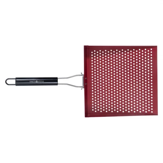 Atad Grill Tray 25.5×25.5×8 cm – Black – Non-Stick, Easy to Clean, Space-Saving & Heat Protection BBQ Tray - Atad - Image 6