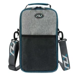 ATAD Insulated Thermal Food & Beverage Bag – Food-Grade PEVA Lining with Divider, 2 Cups, and Bottle Opener Included (19.5 x 9 x 33.5 cm) Slate Grey - Atad