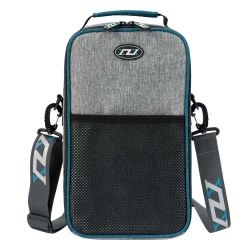 ATAD Insulated Thermal Food & Beverage Bag – Food-Grade PEVA Lining with Divider, 2 Cups, and Bottle Opener Included (19.5 x 9 x 33.5 cm) Slate Grey