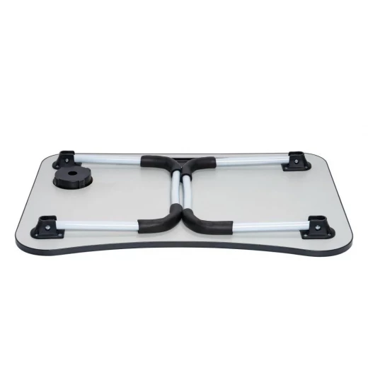 Atad Foldable Wooden Portable Table 40×60 cm – Grey – Weather-Resistant & Easy to Carry - Atad - Image 3